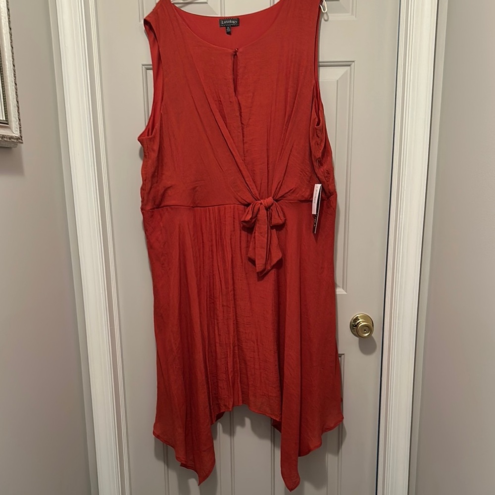 Vibrant Tie-Front Dress